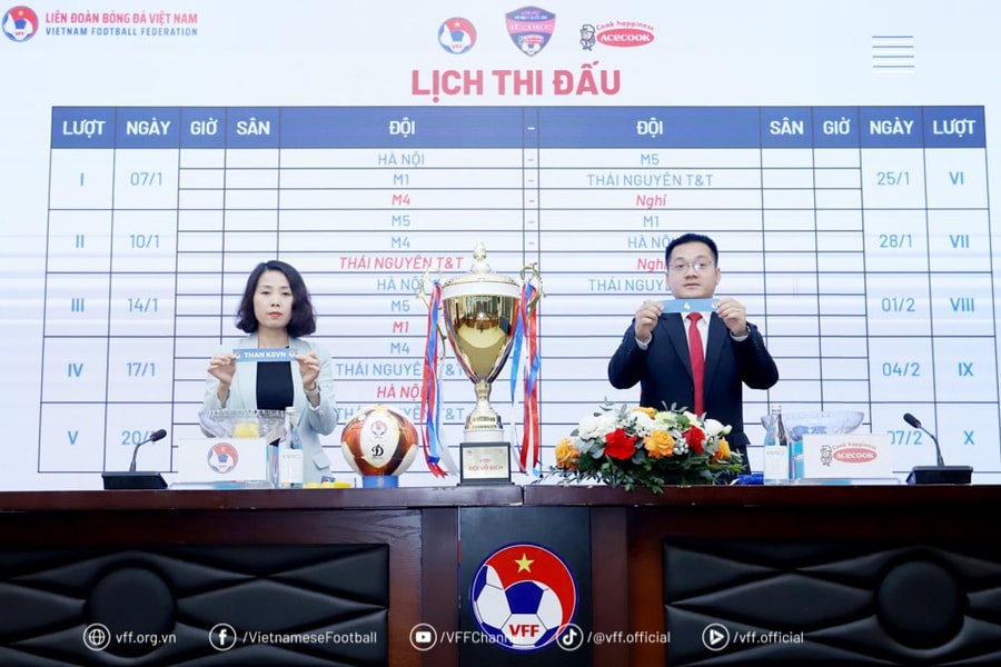 5 đội tranh tài ở Giải U19 nữ quốc gia 2026