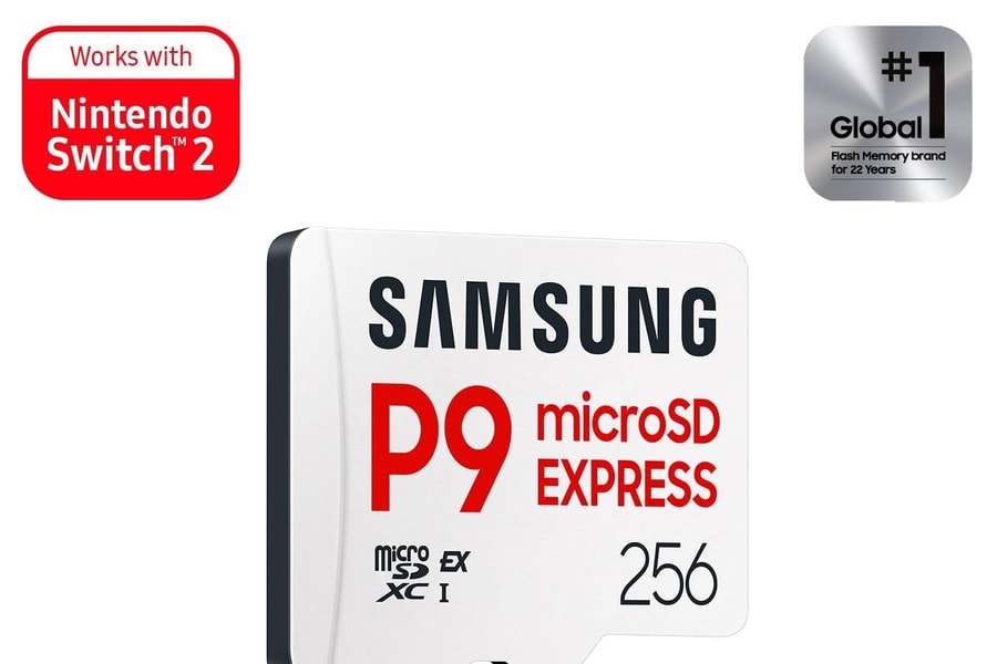 Samsung P9 microSD Express giảm giá 40%: Tin vui cho người dùng Nintendo Switch 2