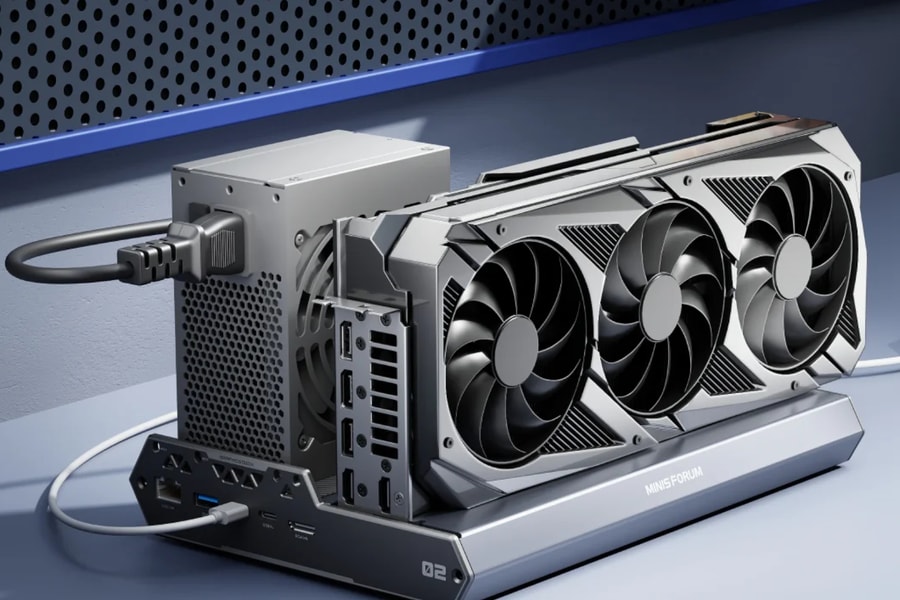 Minisforum DEG2: Dock eGPU hỗ trợ cả Thunderbolt 5 và OCuLink