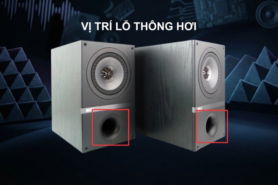 Lỗ thông hơi trên loa: Bí mật đằng sau dải trầm uy lực
