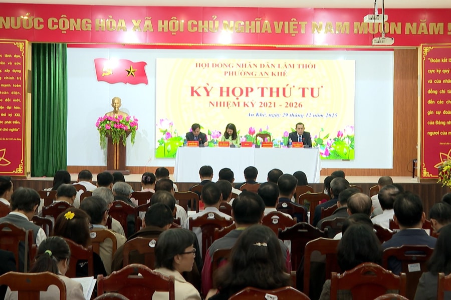 HĐND lâm thời phường An Khê thông qua 6 nghị quyết