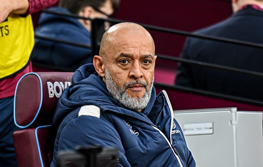 HLV Nuno Santo đối mặt nguy cơ bị West Ham sa thải