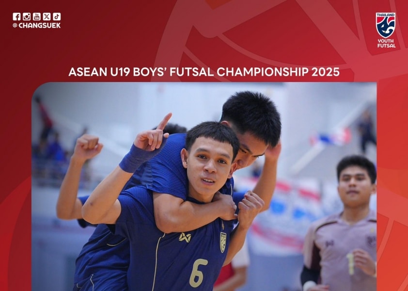 Thái Lan thắng Indonesia 3-1, vô địch U19 Futsal Đông Nam Á