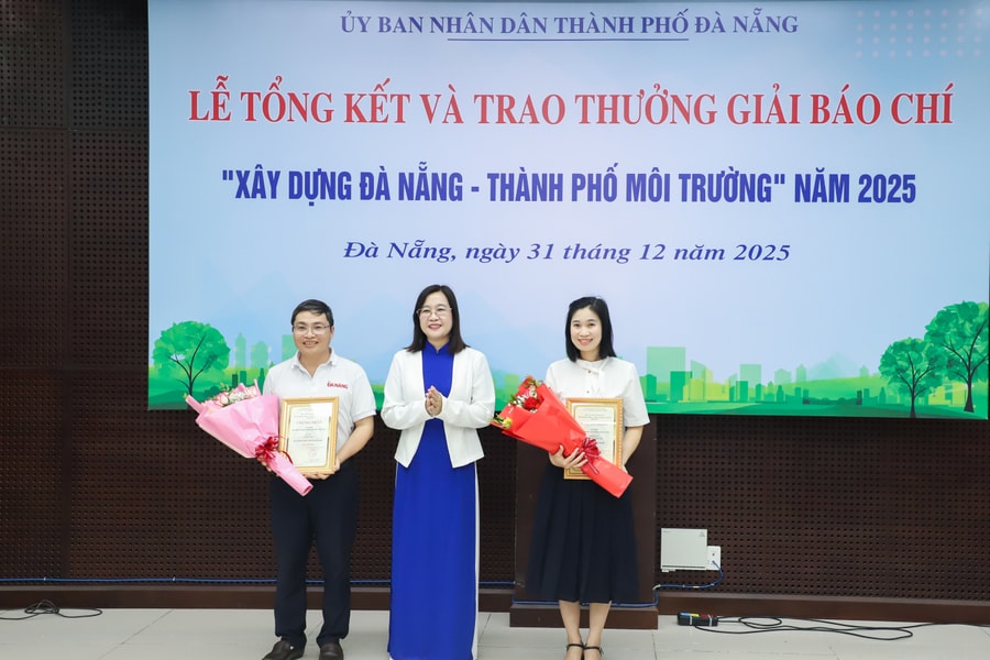 14 tác phẩm đoạt Giải báo chí “Xây dựng Đà Nẵng - Thành phố môi trường” năm 2025