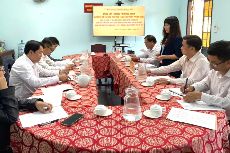 Đơn vị bầu cử số 9 triển khai công tác bầu cử đại biểu HĐND thành phố Đà Nẵng khóa XI