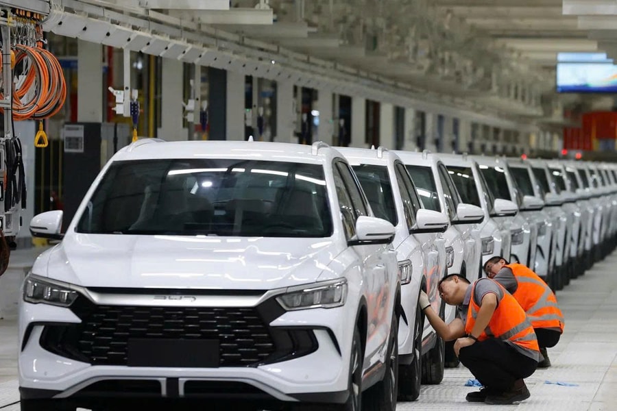 Xe điện BYD “soán ngôi” Tesla