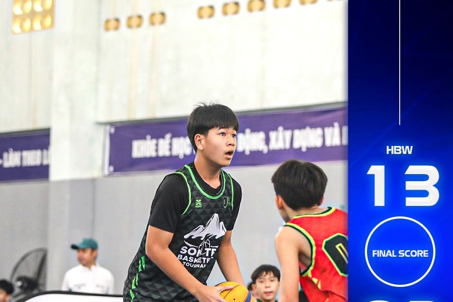 Khởi tranh nội dung U11, U13 Giải bóng rổ 3x3 phường Sơn Trà
