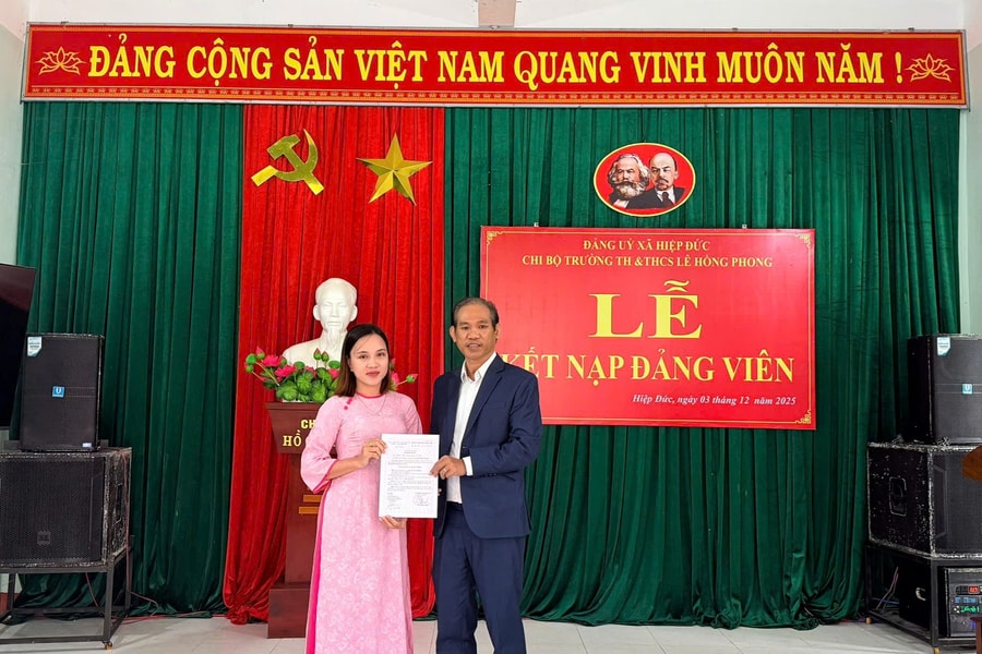 Xã Hiệp Đức phấn đấu trong nhiệm kỳ kết nạp từ 100 - 120 đảng viên
