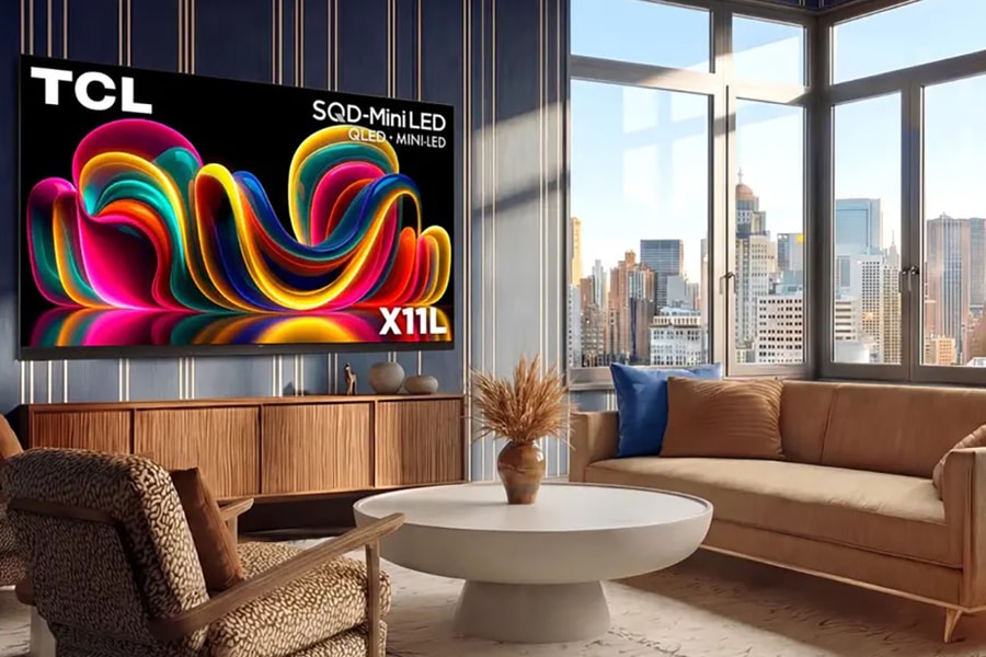 TCL ra mắt dòng TV X11L SQD-Mini LED: Độ sáng 10,000 nits và 20,000 vùng làm mờ