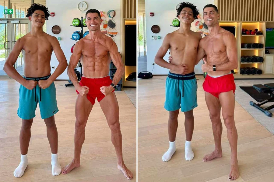 Cristiano Jr và bản thiết kế thể chất hoàn hảo tuổi 15: Vượt mặt người cha huyền thoại
