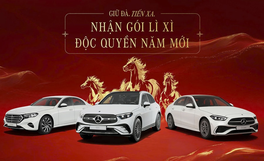 Mercedes-Benz Việt Nam ưu đãi hàng chục triệu đồng cho loạt xe sang dịp Tết 2026