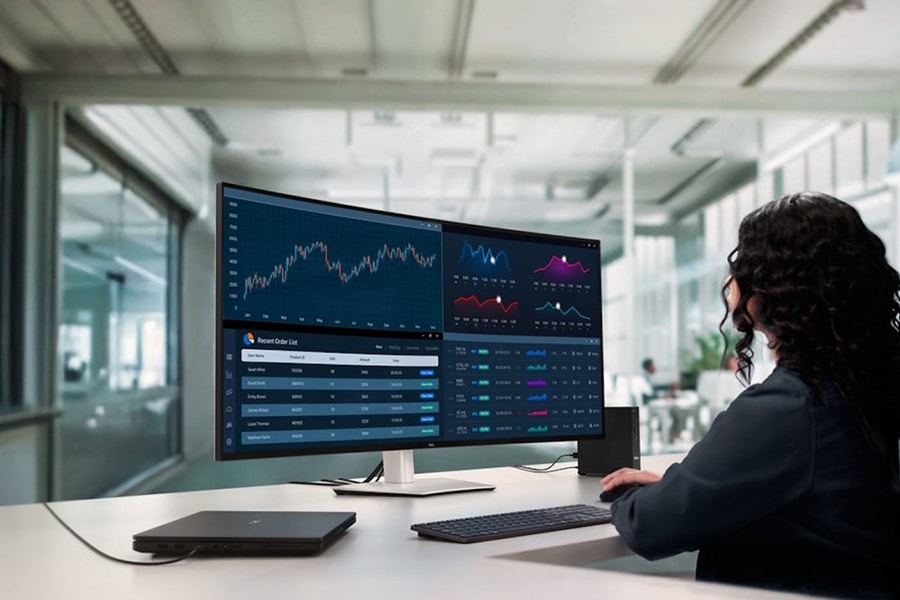 Dell UltraSharp 52 ra mắt: Màn hình 6K 52 inch đầu tiên thế giới hỗ trợ Thunderbolt 4