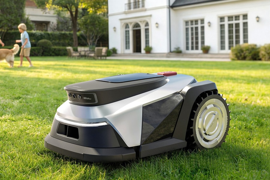 Litheli Skope 800 AI-Vision: Robot cắt cỏ tự nhận diện ranh giới không cần dây dẫn