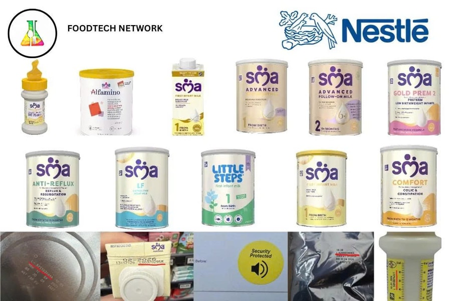 Nestlé thu hồi sữa do lo ngại nhiễm độc tố