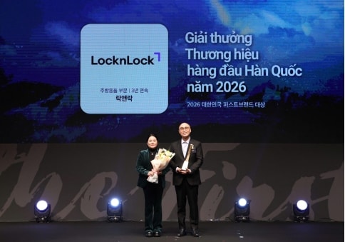 LocknLock lập cú đúp tại Giải thưởng “Thương hiệu hàng đầu Hàn Quốc năm 2026”