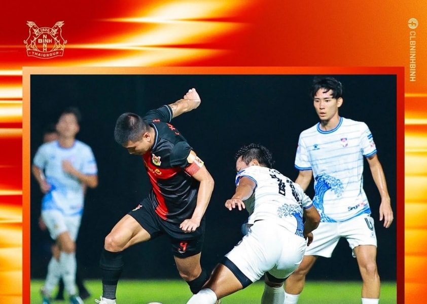 Trần Thành Trung tỏa sáng giúp Ninh Bình thắng tại Singapore sau khi lỡ hẹn U23 Việt Nam