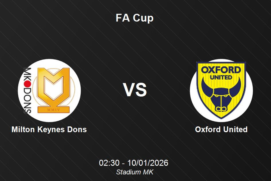 Nhận định Milton Keynes Dons vs Oxford United - FA Cup