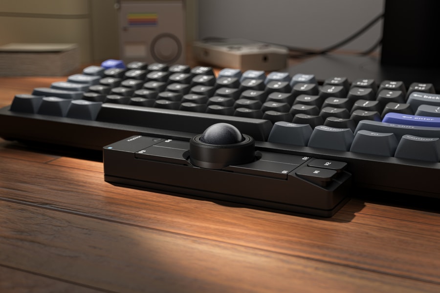 Keychron Nape Pro: Trackball không dây dùng firmware ZMK có giá dự kiến 130 USD