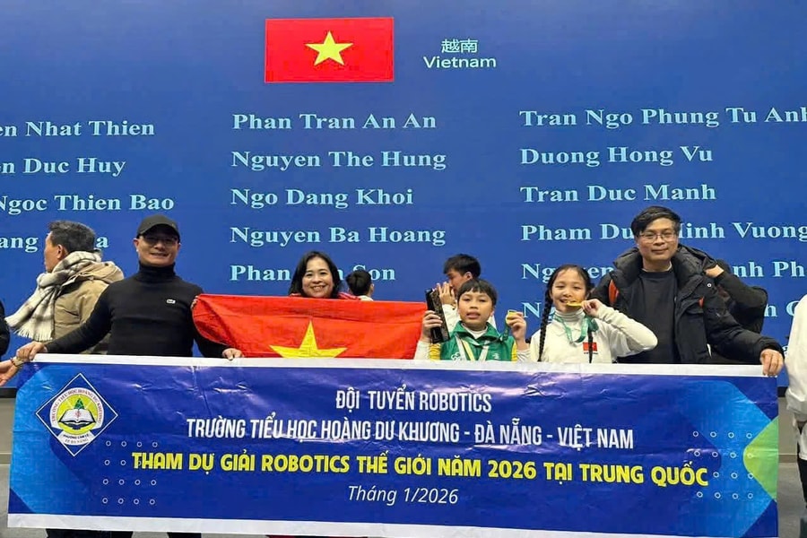Học sinh Đà Nẵng đoạt 2 Huy chương vàng Giải Robotics thế giới