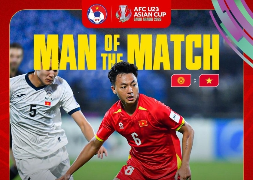 AFC ca ngợi bộ não Nguyễn Thái Sơn trong hành trình thăng hoa của U23 Việt Nam