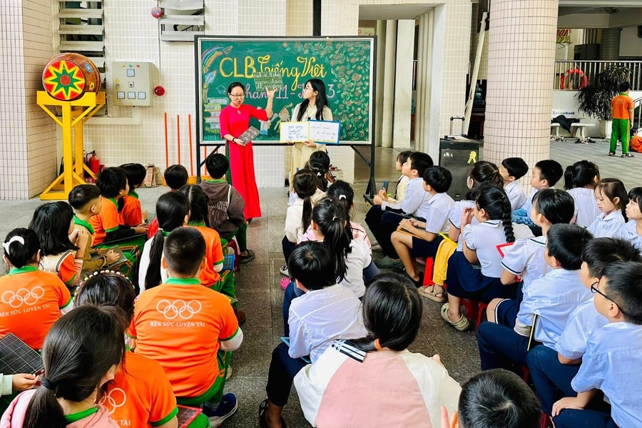 Nuôi dưỡng tình yêu tiếng Việt trong trường học