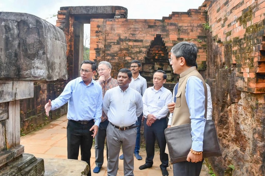 Đề xuất Chính phủ Ấn Độ hỗ trợ kinh phí bảo tồn nhóm tháp A’ Mỹ Sơn