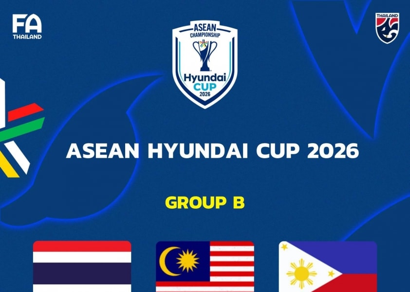 Truyền thông Thái Lan đánh giá bảng đấu AFF Cup 2026 dễ thở, quyết tâm vô địch lần thứ 8