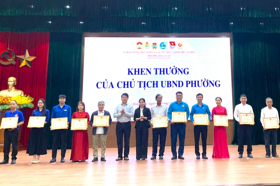 Phường Hòa Xuân phát huy vai trò Mặt trận trong an sinh xã hội