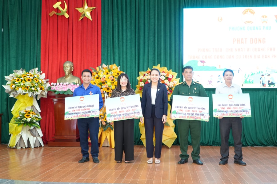 Phát động phong trào “Chủ nhật vì Quảng Phú sạch - đẹp”