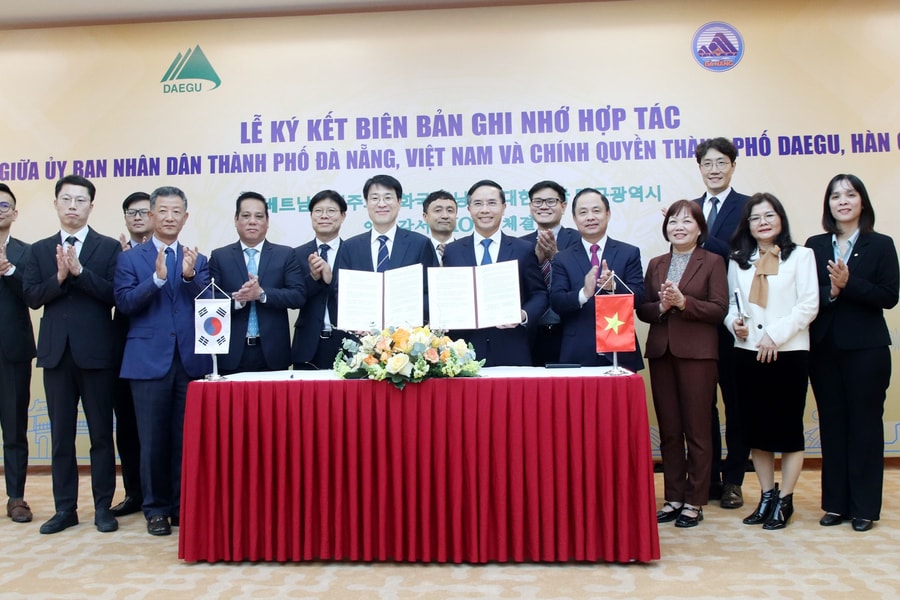 Da Nang, Daegu sign MoU to expand multi-sector cooperation