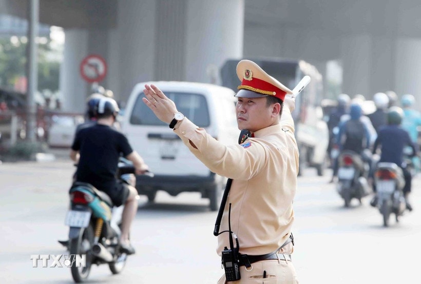Hà Nội phân luồng giao thông cho Chương trình nghệ thuật chào mừng Đại hội XIV