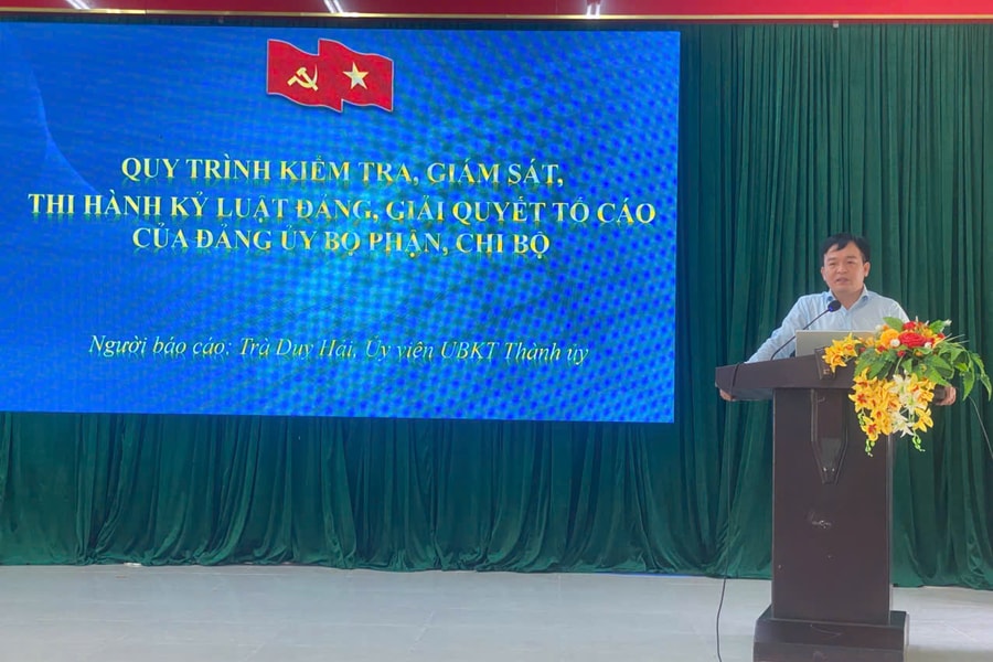 Xã Thăng Phú triển khai nhiệm vụ công tác kiểm tra, giám sát năm 2026