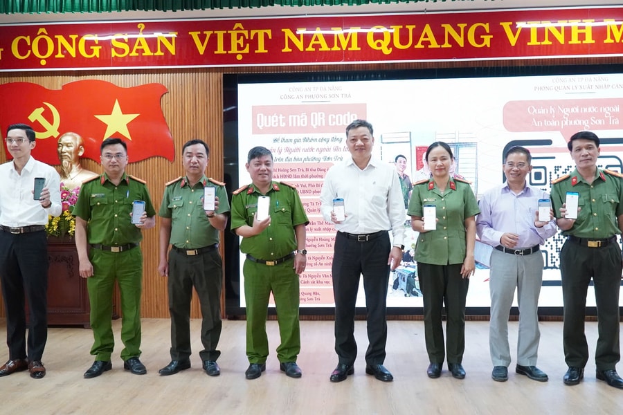 Ra mắt mô hình “Phường Sơn Trà điểm sáng về an ninh, an toàn, không có người nước ngoài cư trú trái phép”
