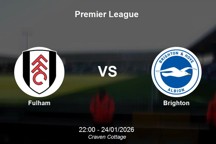 Nhận định Fulham vs Brighton - Đại chiến giữa bảng vòng 23 Premier League