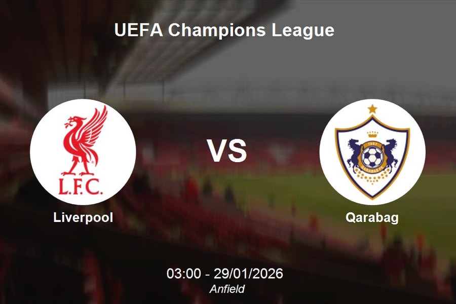 Nhận định Liverpool vs Qarabag - UEFA Champions League: Thử thách tại Anfield