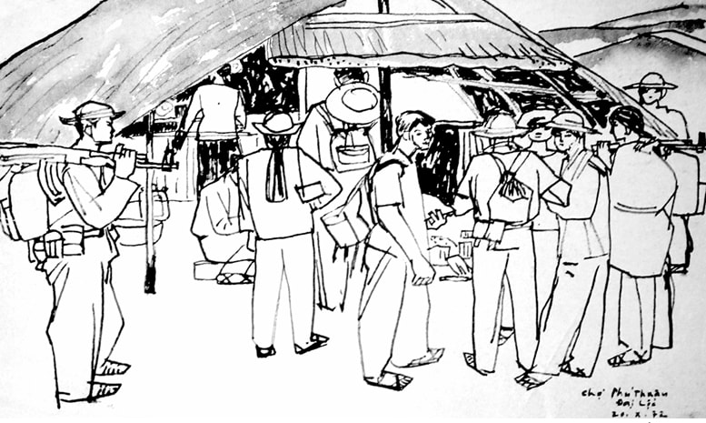 Chợ kháng chiến Phú Thuận