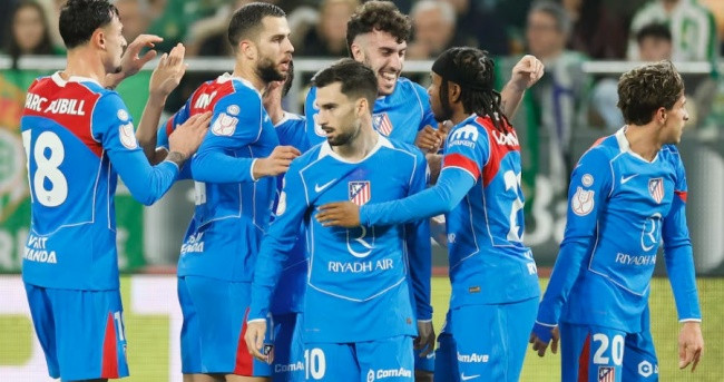 Atletico Madrid đè bẹp Real Betis 5-0: Màn phô diễn sức mạnh tại tứ kết Copa del Rey