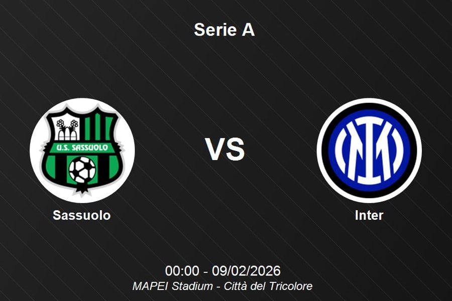 Nhận định Sassuolo vs Inter - Serie A: Thử thách cho ngôi đầu tại MAPEI Stadium