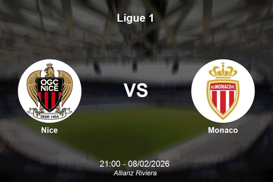 Nhận định Nice vs Monaco - Vòng 21 Ligue 1: Cuộc đối đầu cân não giữa hai thế lực đang sa sút
