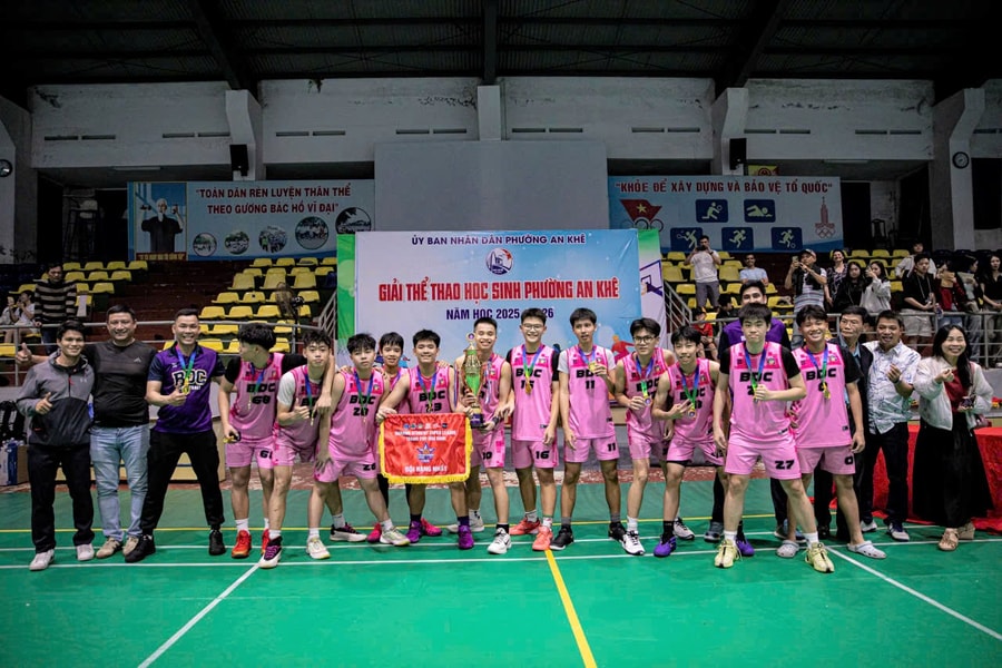 U14 BDC Elite vô địch Giải bóng rổ Danang Student Super League