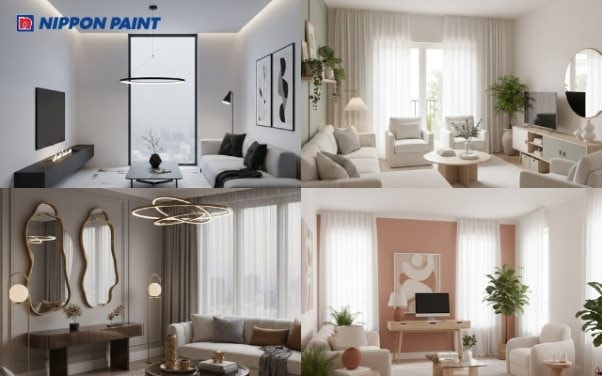 Top 4 mẫu phối màu sơn nội thất giúp không gian nhà rộng - đẹp - hiện đại