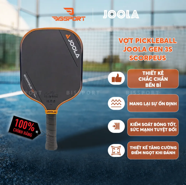 Bis Sport mở rộng danh mục vợt Pickleball JOOLA, đáp ứng đa dạng nhu cầu người chơi