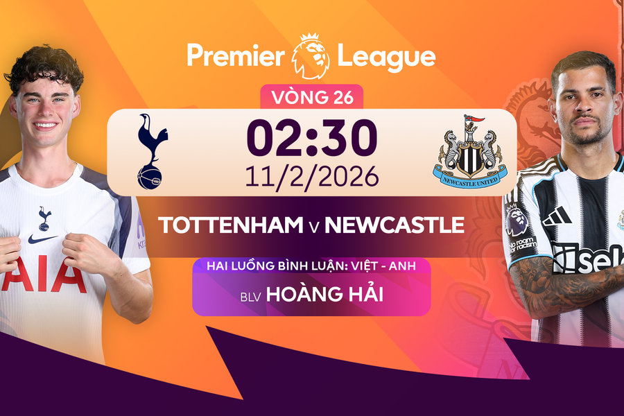 Link xem trực tiếp Tottenham vs Newcastle 2h30 hôm nay 11/2/2026