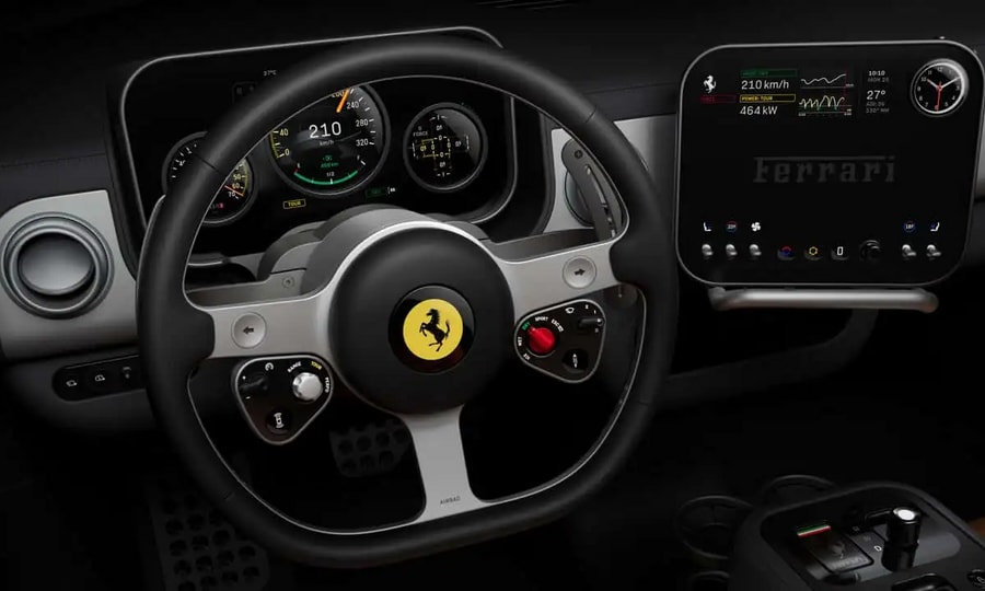 Ferrari Luce: Nội thất xe điện đầu tiên của Ngựa chồm mang phong cách Apple