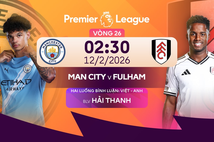Link xem trực tiếp Man City vs Fulham 2h30 hôm nay 12/2/2026
