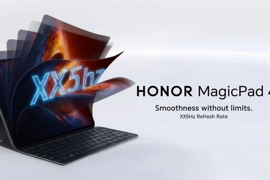 HONOR MagicPad 4 lộ diện: Màn hình 165Hz và thân máy mỏng kỷ lục dưới 5mm