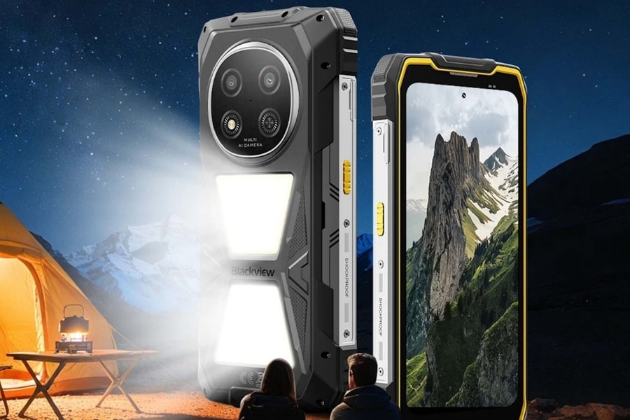 Blackview Rock 2 Pro ra mắt: Smartphone pin 15.000 mAh tích hợp đèn LED 400 lumen