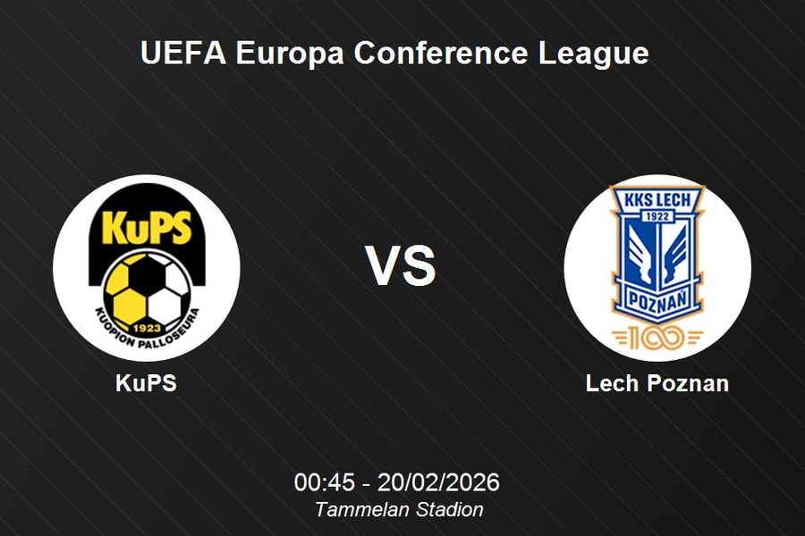 Nhận định KuPS vs Lech Poznan - UEFA Europa Conference League
