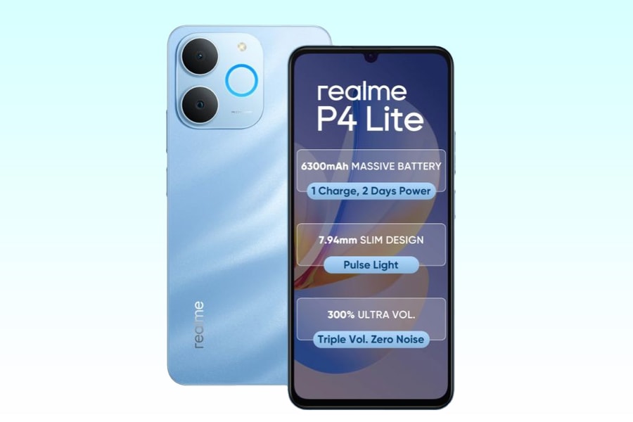 Realme P4 Lite 4G ra mắt: Pin 6,300 mAh và độ bền chuẩn quân đội với giá từ 2.85 triệu đồng