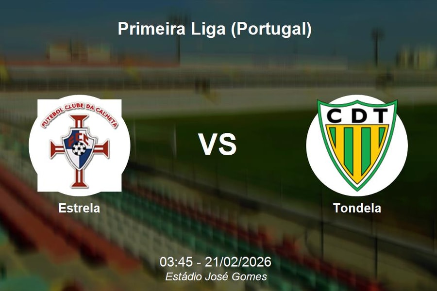 Nhận định Estrela vs Tondela - Primeira Liga (Portugal): Điểm tựa sân nhà